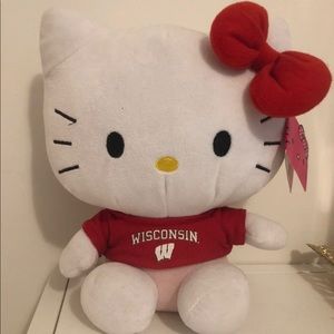 Hello Kitty University of Wisconsin plush